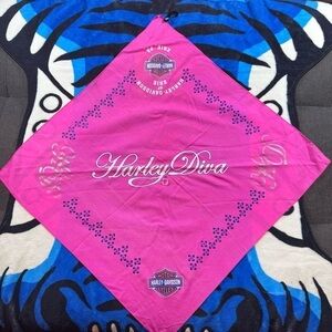 VTG 03 Harley-Davidson “Harley Diva” Pink Bandana (still has hangtag)